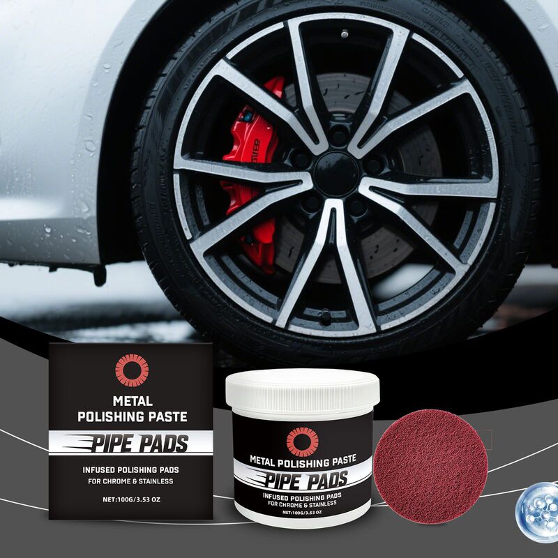 Cross-Border Premium Products: Car Metal Polishing Care Kit, Polishing, Deoxidizing, Anti-Scratch, Easy to Use, Exquisite Care