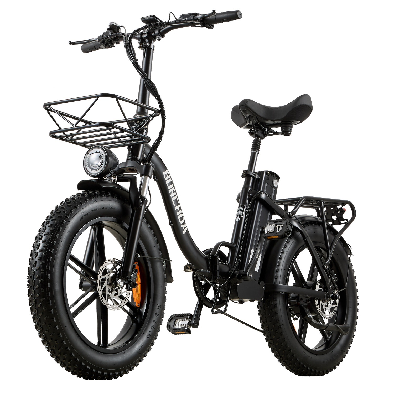 Ebike European and American in stock electric vehicle folding electric road bicycle lithium battery fat tire 20 inch bicycle R8S
