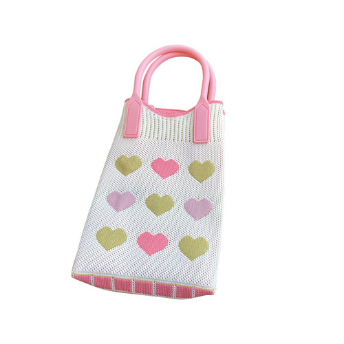 Girly pink love mini mobile phone bag niche design Korean version versatile compact one-shoulder crossbody bag student coin purse