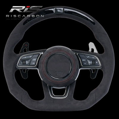 Suede leather steering wheel Steering wheel