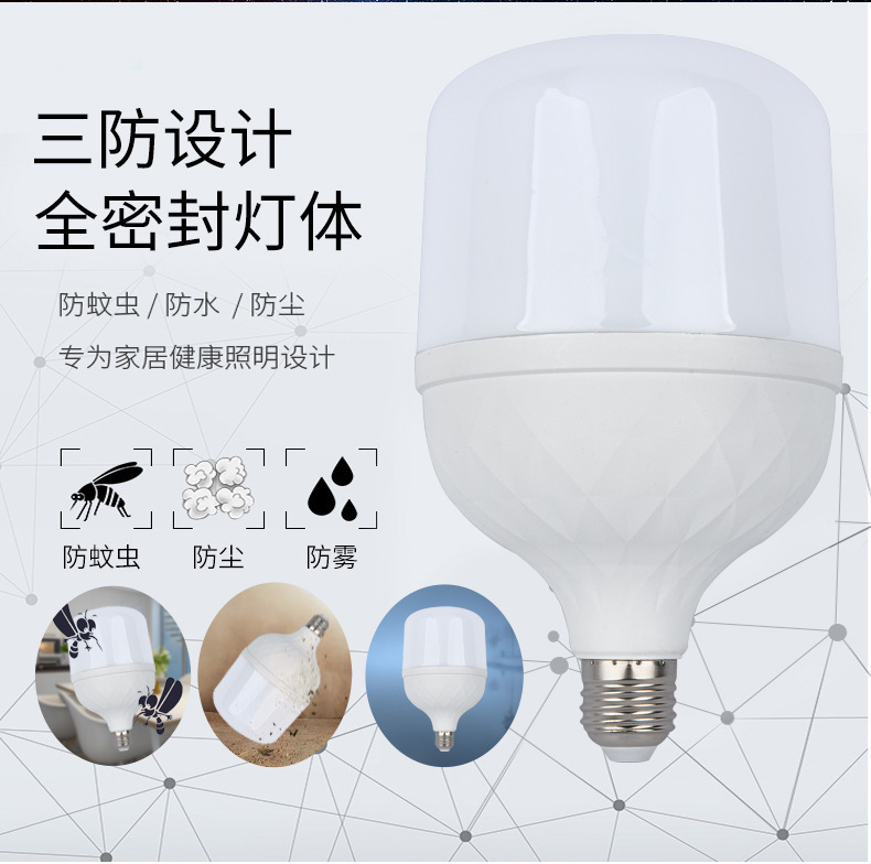 Zhongshan especial lámpara led super brillante retro tornillo hogar dormitorio ahorro de energía fuente de luz impermeable iluminación interior