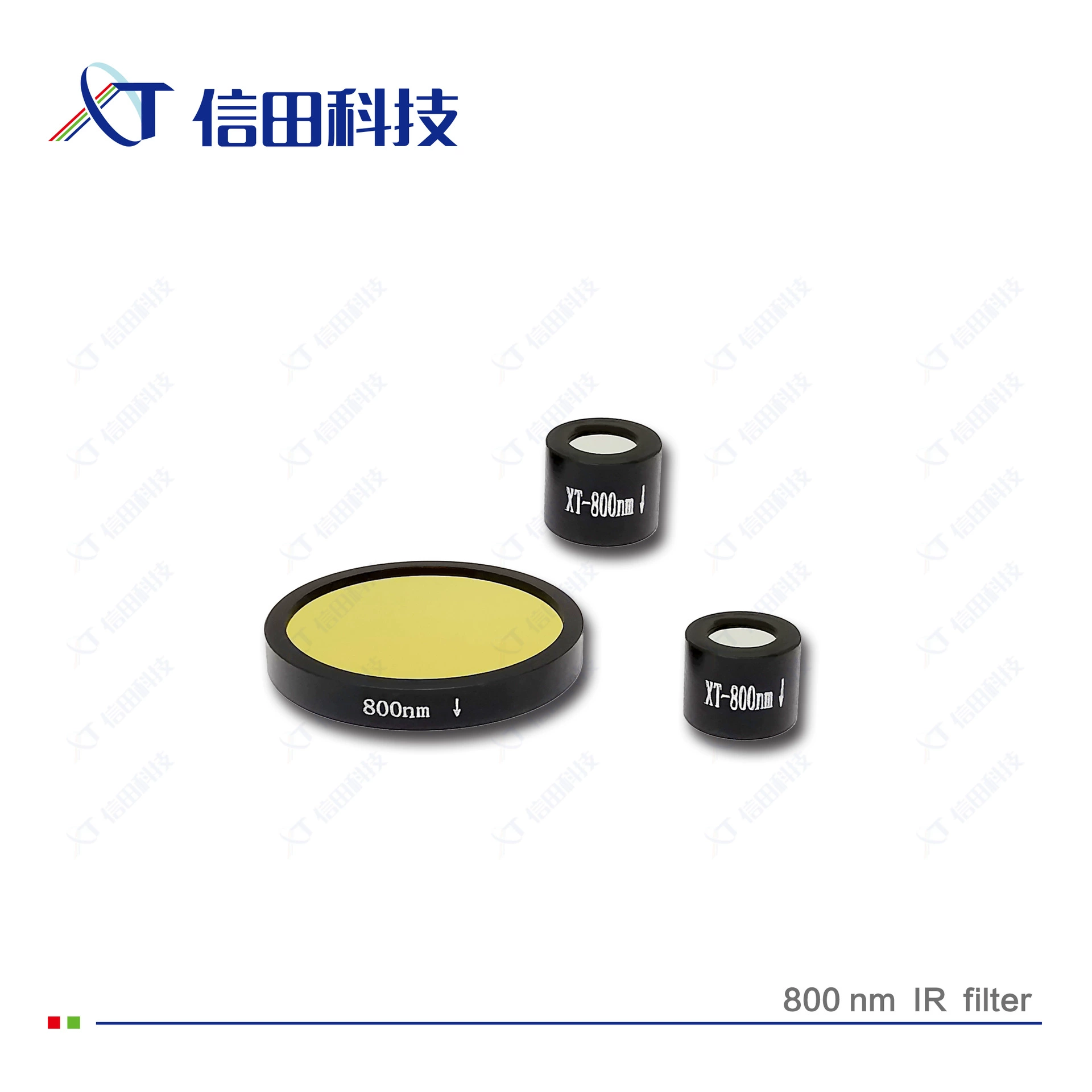 800nm фильтр можно использовать для различных длин волн, диаметров