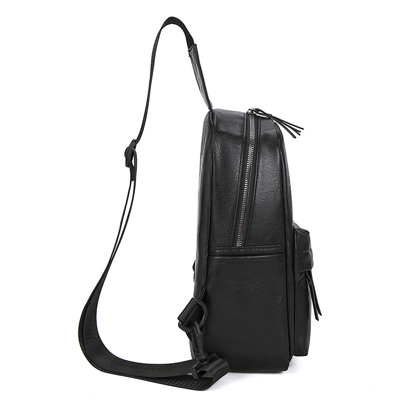 Bolso de pecho simple de alta gama sin tendencia de género 2025 primavera nueva moda casual todo-fósforo bolso de mensajero de cercanías