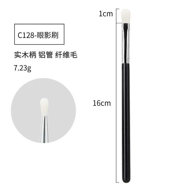 40 sets de cepillo de maquillaje negro y plateado cepillo de sombra de ojos de alta calidad cepillo de concelador cepillo de base cepillo de herramientas de maquillaje conjunto completo