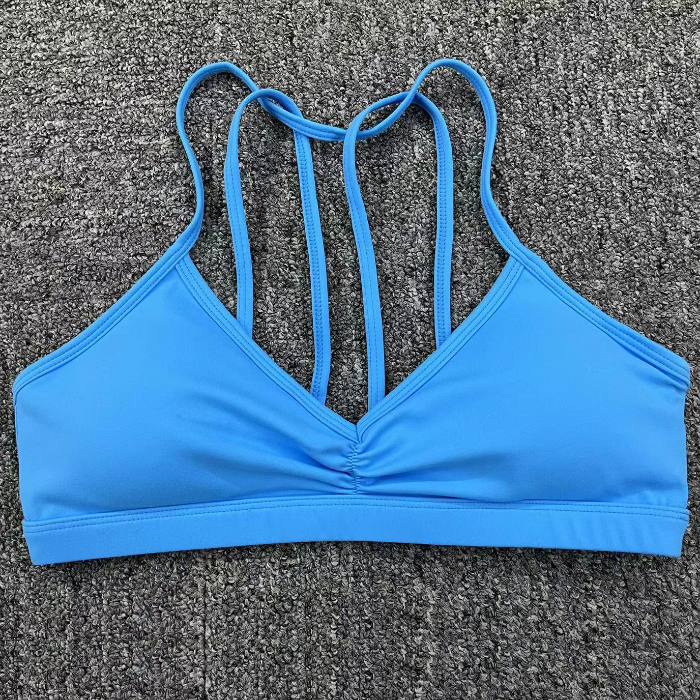 59g Weight Sleeveless Sleeve Length Nylon Fabric Type Short Top Length Halter Crisscross Tank Tops Type Gym, Yoga Occasion Halter Neck Neckline Solid Color Pattern Sports Style Sports Solid Color Nylon Halter Neck Active Tops Halter Crisscross Tank 25