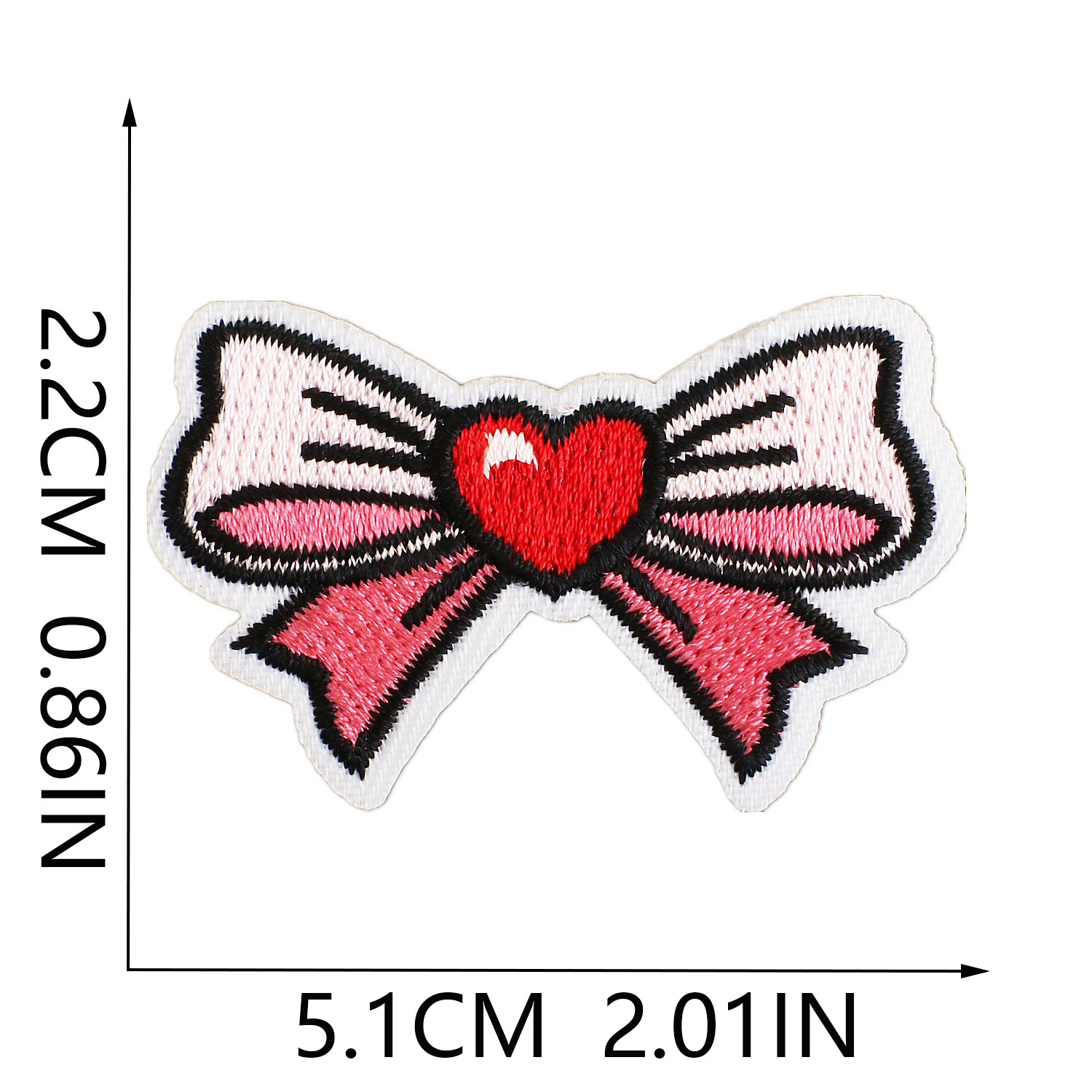 3g Weight Clothing Sticker Patches Classification 1 Piece Quantity Dacron thread Material Valentine'S Day Festival Heart Shape Pattern Casual, Elegant, Lady Style Embroidery Craft 1 Piece Casual Elegant Lady Heart Shape Dacron Thread Clothing Sticker Patches 13