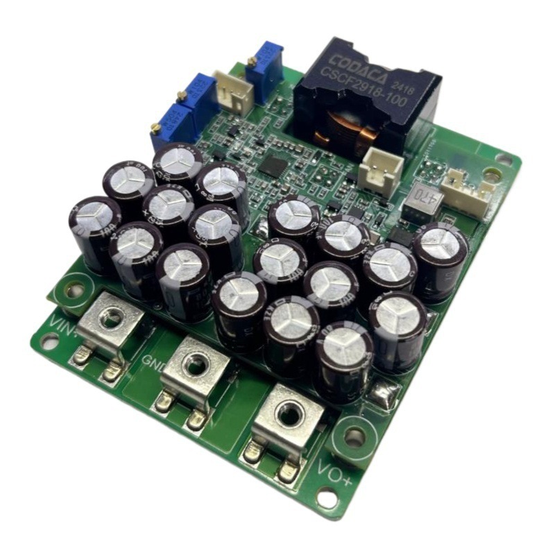 DC自动升降压电源模块 快速瞬态响应 可低温 可调恒压恒流25A/60V