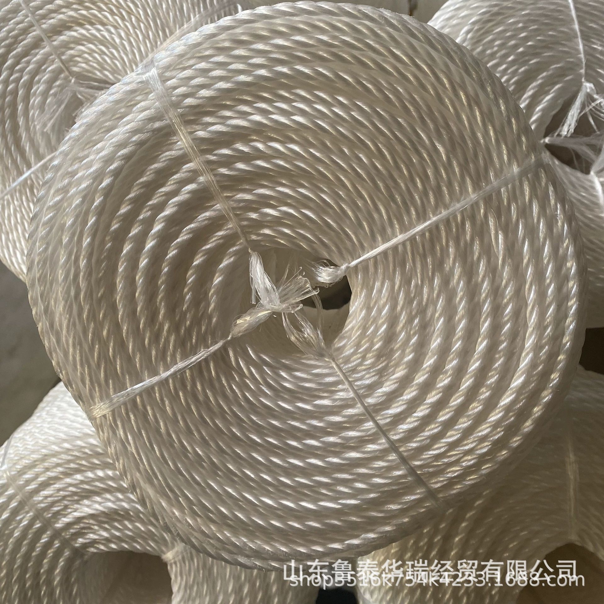 PE三股绳多色可选聚乙烯三股绳钓鱼绳