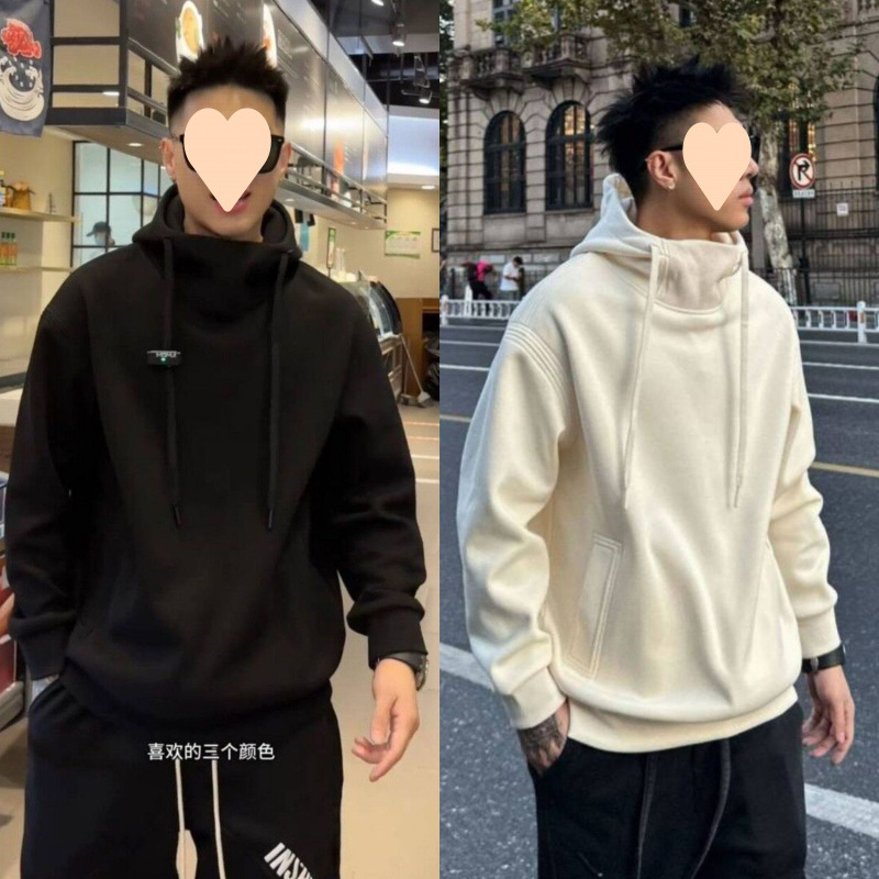 Autumn trend fashionable solid comfortable hoody
