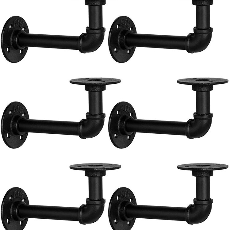 [Source Factory] Industrial Wind Iron Water Pipe Triangle Bracket Shelf Bracket Retro Wind Wall Hanger