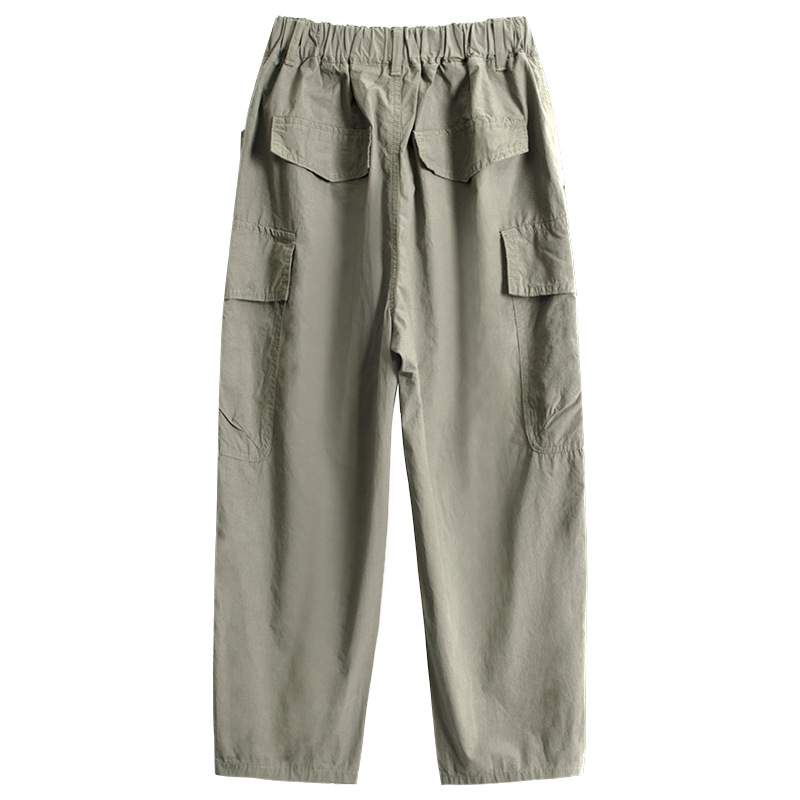 Loose Children's Spring Clothes Pu Handsome Pants