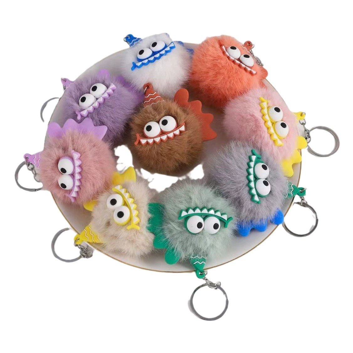 Ченг Ян плюшевый милый подвеска меховый шарик сумка подвеска брелок подвеска школьная сумка захват кукольный станок маленький подарок