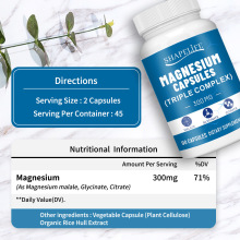 Magnesium Capsules Sports Support Magnesium Citrate Magnesiu