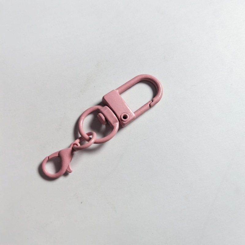 カラフルなペイント U 字型ドアバックル + ロブスタークラスプ diy 人形ぶら下げバックルバッグぶら下げチェーンバックルキーホルダージュエリーアクセサリー|undefined