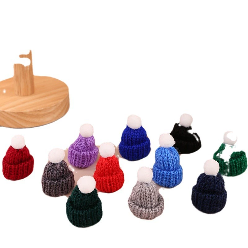 (Граница торговли), Рождественская цветная шерстяная вязаная маленькая шапочка, игрушка, аксессуар, поделки