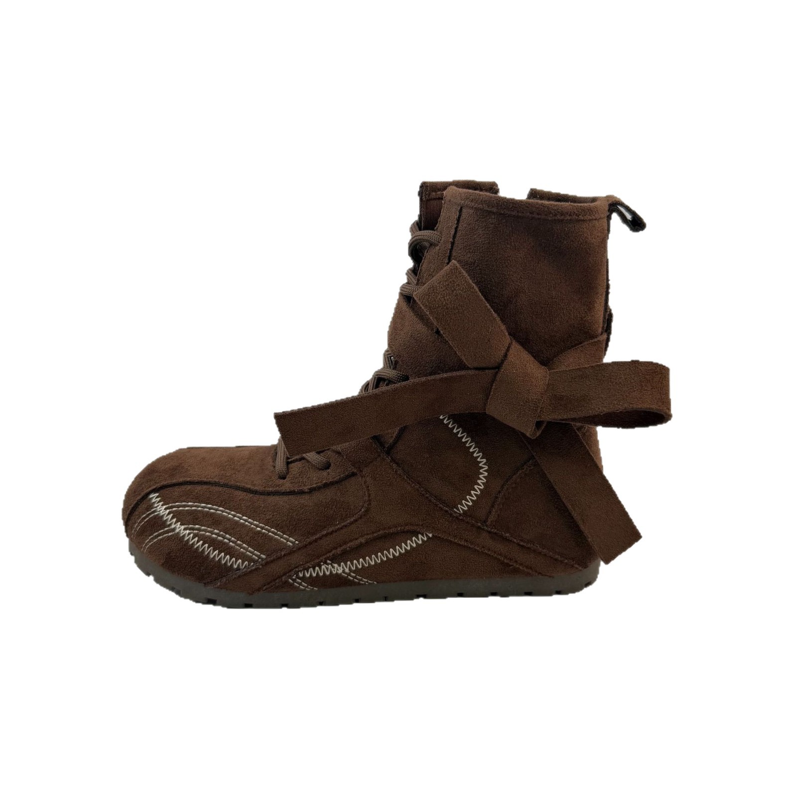 Botas de boxeo de ondas distantes botas Martin botas de mujer otoño 2025 nuevas botas cortas estilo británico botas de caballero retro botas de mujer