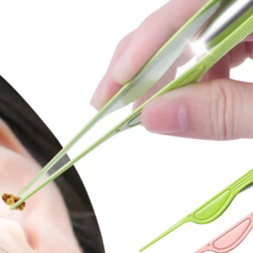 发光挖耳勺儿童成人挖耳清洁器工具套装发光采耳镊子挖耳勺带灯