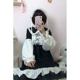 新款洛丽塔裙子连衣裙夏学生宽松日系少女萝莉装春可爱软妹日常萌