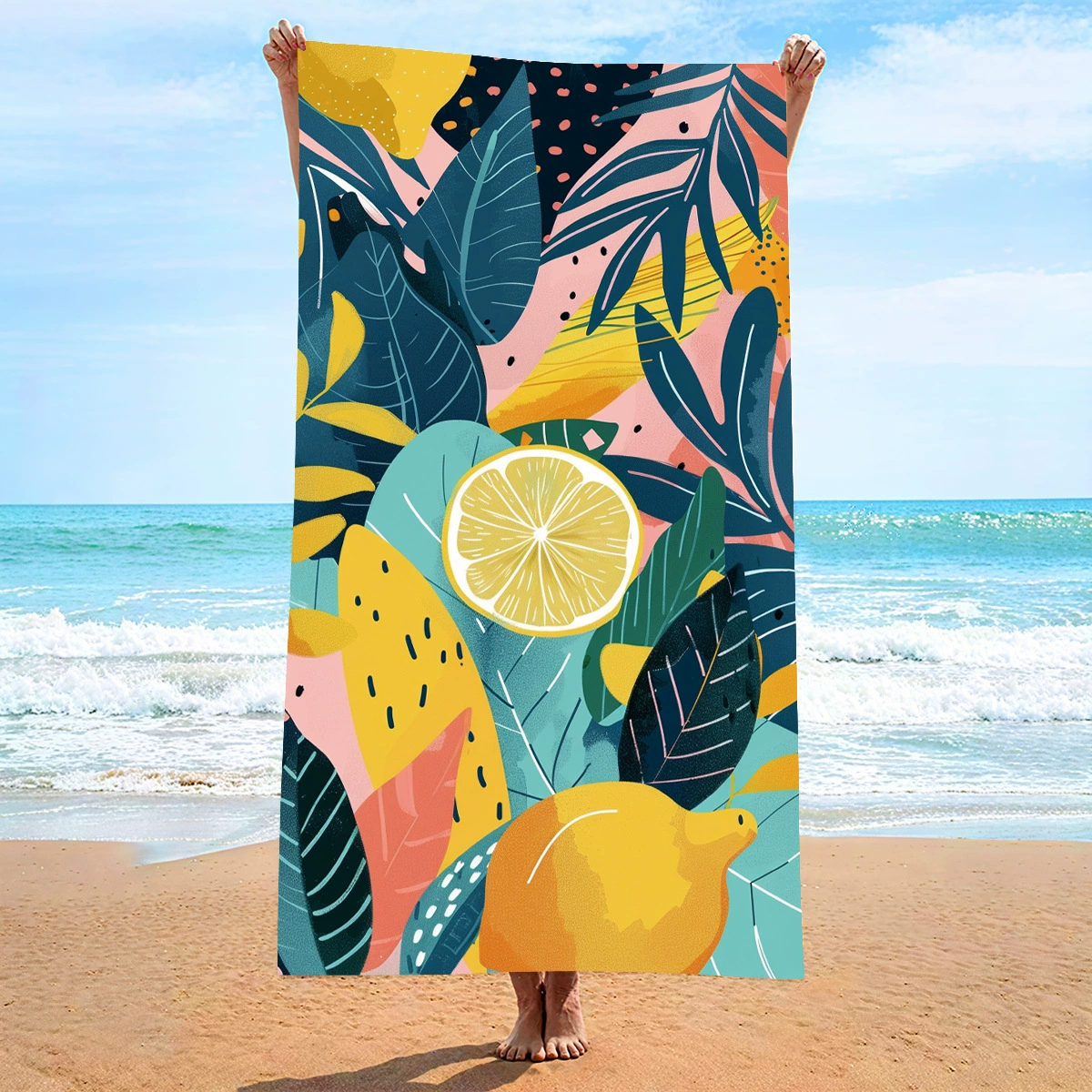 Quick dry double-sided beach cartoon cute bath towel, (Physicals), Amazon