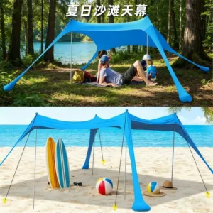 Cross-border Lycra sunshade tent, portable seaside beach vacation tent, outdoor camping sun protection canopy