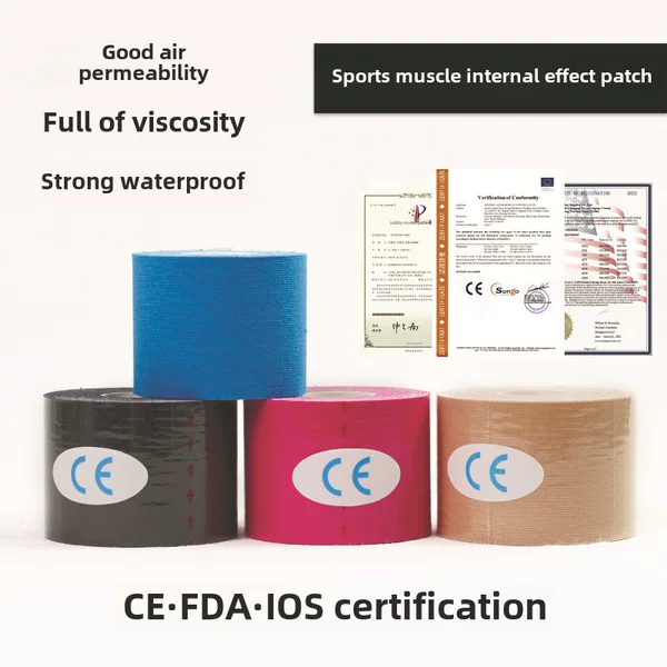 Professional Sports Marathon Muscle Tape Kinesiology Tape Lifting Muscle Tape Elastic Tape Running