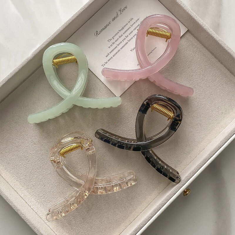 Cross-Border New Style Thickened Ps Large 8cm High Korean-Style Hair Clip Hair Accessory Cross-Border New Style Thickened Ps Large 8cm High Korean-Style Hair Clip Hair Accessory