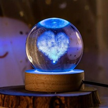 R 49671 3D Crystal Ball Lamp Gift ˮ�����Χ�� �羳��Ӧ