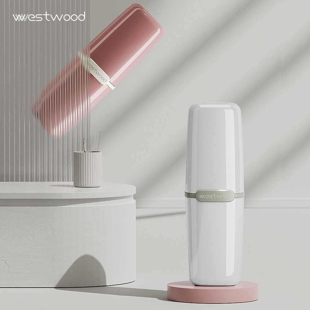 Westwood TC008 Professional Japanese Travel Toothbrush Cup Set with Portable Sealed Mouthwash Cup
