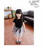 Summer set, children's fashionable summer clothing, Korean style, western style, children's clothing, open shoulders