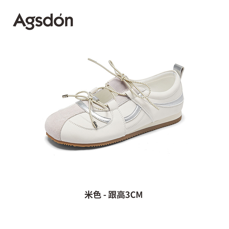 Augustion Sports Mary Jane Shoes Mujer 2025 Nuevo verano Silver Ballet alemán Sandalias Zapatos casuales suaves