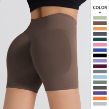 瑜伽服运动短裤女外穿跑步透气蜜桃臀瑜伽裤紧身提臀三分裤健身服