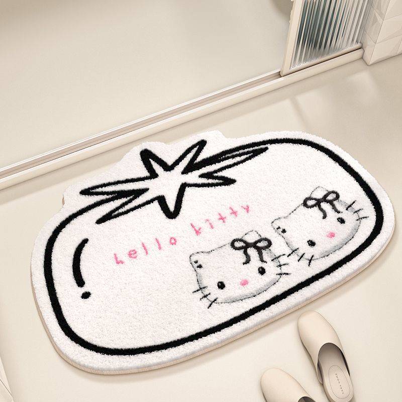 hellokitty凯蒂猫浴室地垫可爱卡通少女卧室装饰地垫隔凉脚垫代发|undefined