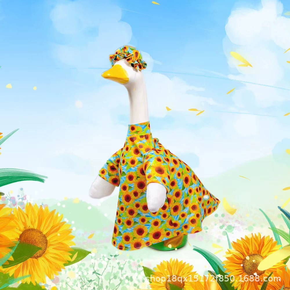 Костюм большого белого гуся для Amazon, одежда для гуся на крыльце, костюм большого гуся Temu