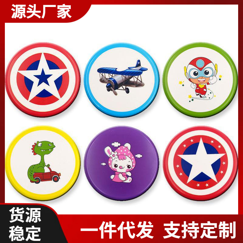 Children's Frisbee PU soft toy safety outdoor extreme sports swing Frisbee parent-child interactive hand throwing toy wholesale
