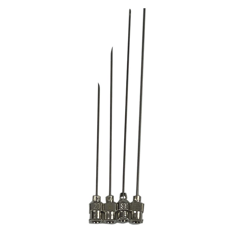 Прецизионная удлиненная игла из нержавеющей стали № 9 Эксперимент по дозированию 20 г длинная игла с косым ртом и плоским ртом удлиненная промышленная игла