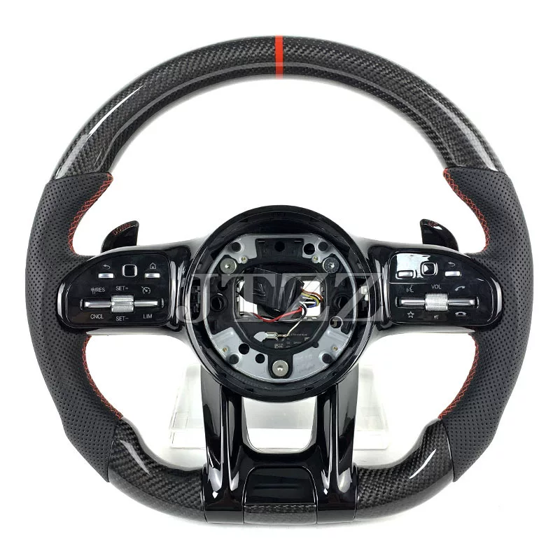 Подходит для Mercedes‑Benz AMG A/C/E/G-класса, C205 W166 W167 W213, старые и новые, карбоновый руль