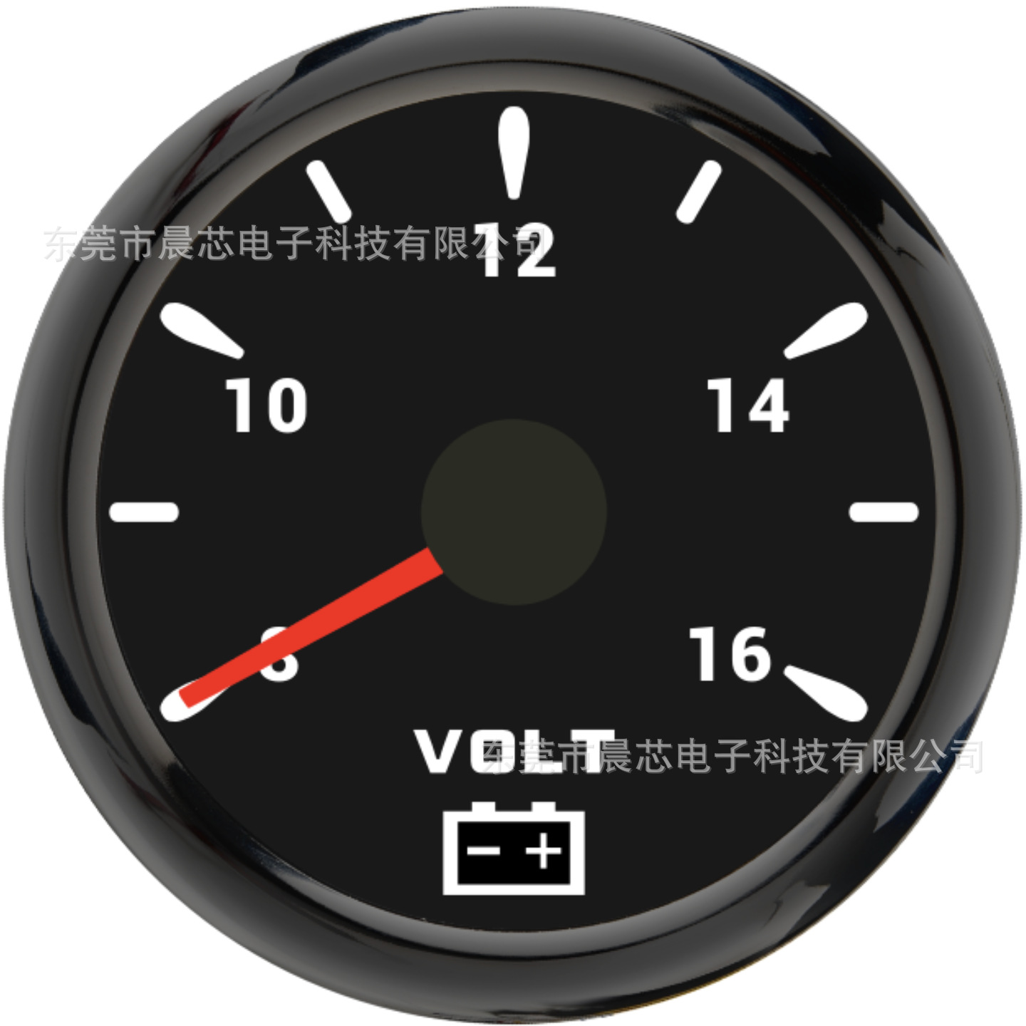 Commercial Vehicle Modified Vehicle Special Vehicle Ship Yacht 12V/24V Colorful Backlight Pointer Voltmeter