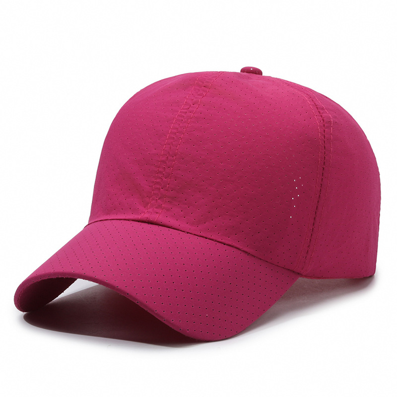 Men's Korean Style Sun Protection Hat Mesh Breathable Casual Baseball Cap Plain Design For Women Fashion Accessory_voghion.com