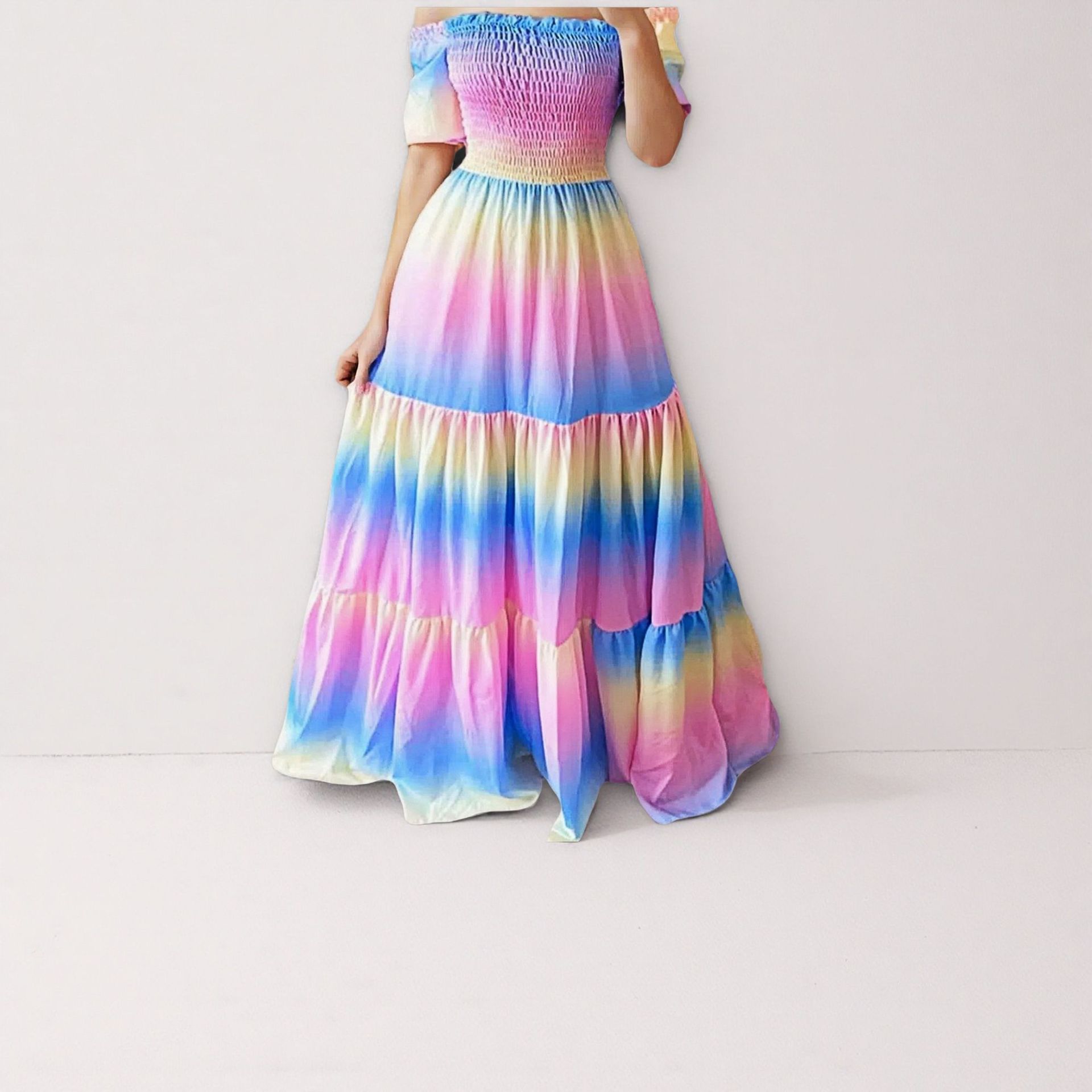 Women's Floral Summer Maxi Dress
