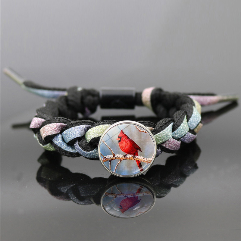 Cross-border popular products cardinal bird bracelet men and women couple reflective bracelet little lion bracelet jewelry wholesale