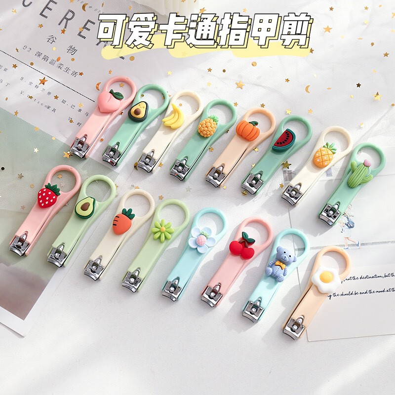 Cute cartoon nail clippers mini portable nail clippers creative folding nail clippers girls nail clippers Cute cartoon nail clippers mini portable nail clippers creative folding nail clippers girls nail clippers