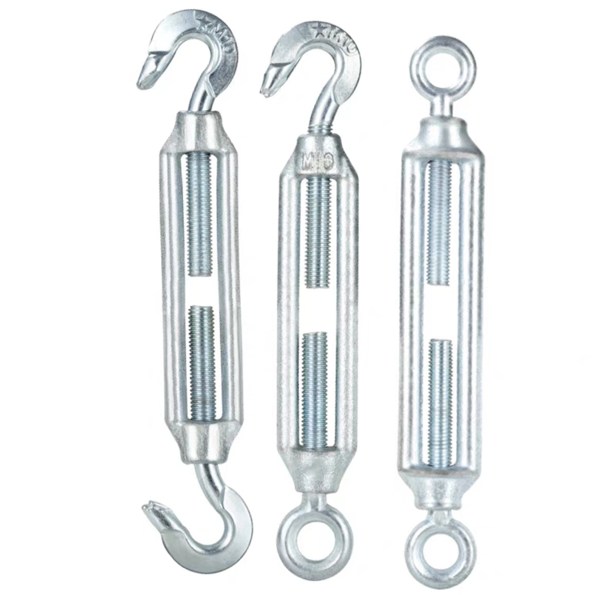 玛钢花兰花篮螺丝收紧器双圈闭环OO型CC形状花蓝螺栓M6 8 10 12mm