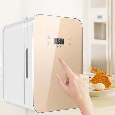 Rəqəmsal displeyli avtomobil mini soyuducusu dərmanlar, kosmetika, yataqxana, avtomobil və ev üçün