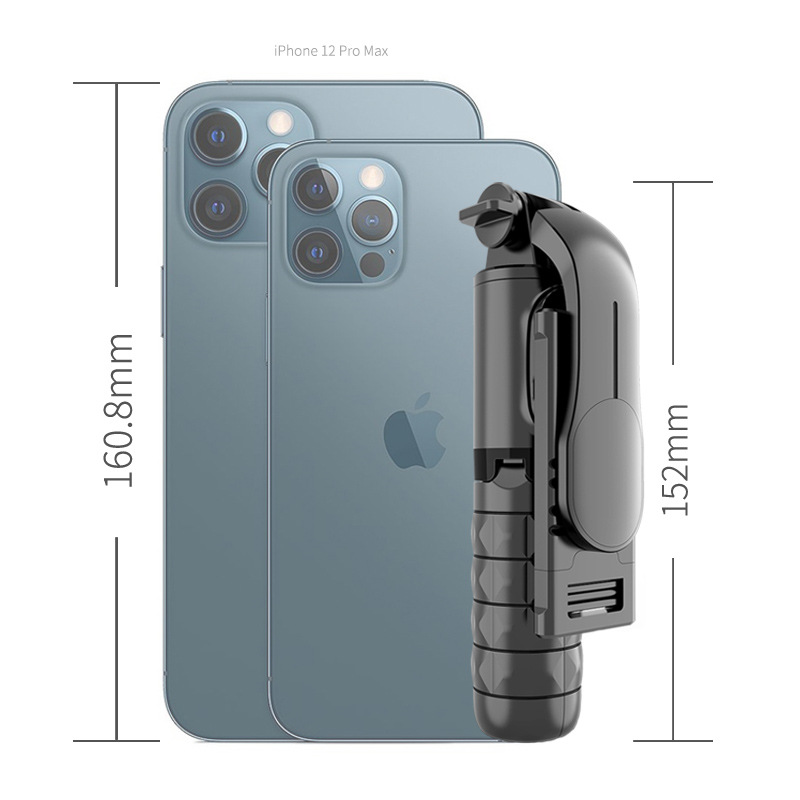 新款Q10迷你手机自拍杆 mini蓝牙自拍神器 直播拍照桌面三脚支架