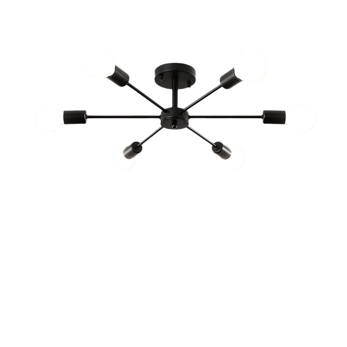 Luz de techo, lámpara de viento, lámpara de arte, lámpara de techo, sala de estar simple, atmósfera nórdica, comedor industrial, dormitorio transfronterizo