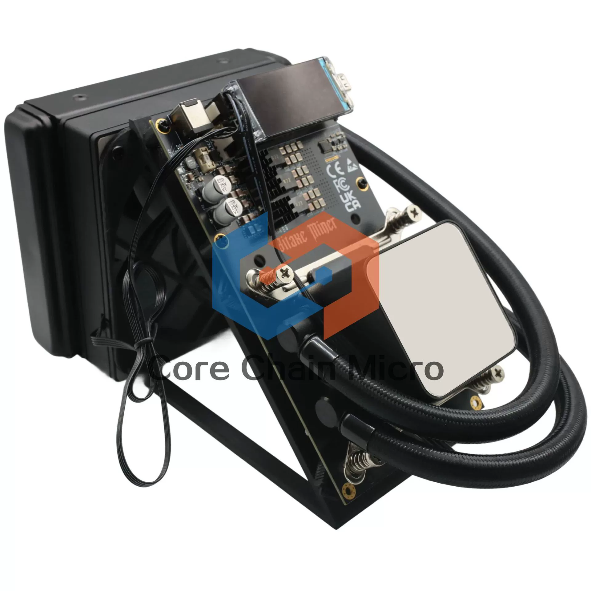 NerdQaxe++ Hydro 4.8T Hash, 4×BM1370 ASIC-чип, бесшумная BTC/BCH лотерейная машина