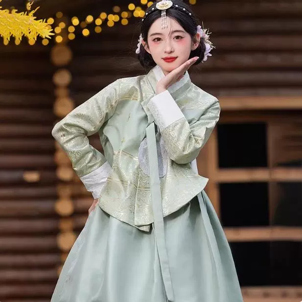 民族朝鲜服延吉公主传统服女韩服宫廷延边旅拍摄影古典舞蹈演出服