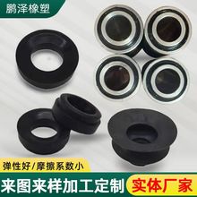 橡胶包铁件工业减震硅橡胶包铁件金属机械异型密封制品橡胶件