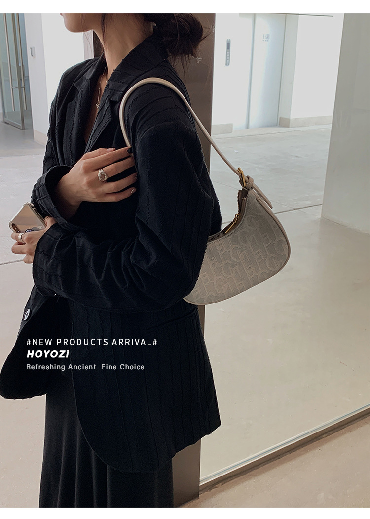 Hong Kong kJhsel PU niche denim law stick underarm for women's spring/summer new shoulder bag_voghion.com