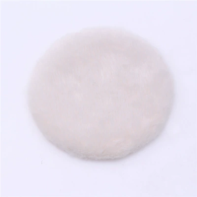 High-End Carpet, Plush Mat, Thickened Car Carpet - beige-round-18cm